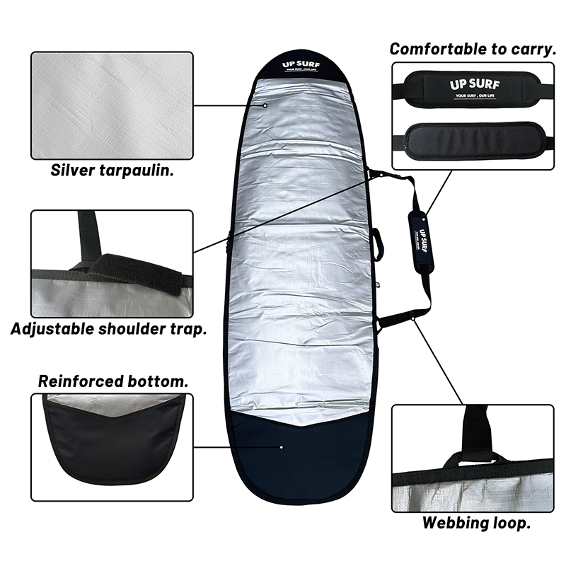 Funboard 7.0/7.6/8.0ft Surf Bo - Surfboard Leash บทวิจารณ์และราคา