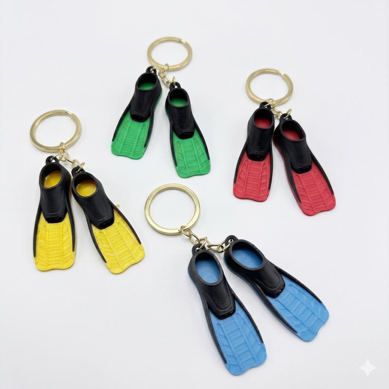 พวงกุญแจรูปตีนกบดำน้ำ ของขวัญส - Flippers Swimming บทวิจารณ์และราคา